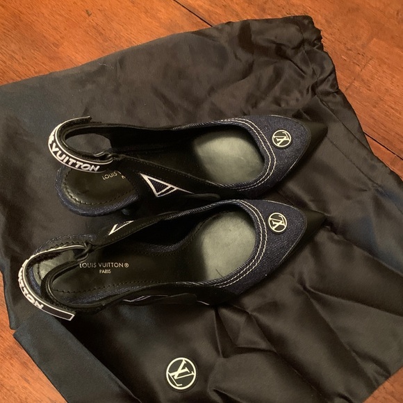 Absolutely stunning brand new, authentic rare abd Louis Vuitton denim shoes 7 - Picture 7 of 17